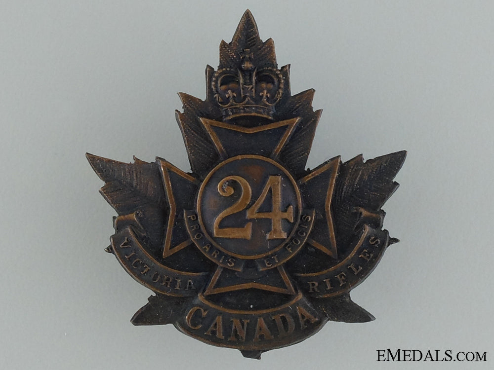 wwi24_th_infantry_battalion"_victoria_rifles"_cap_badge_wwi_24th_infantr_53752e118dad0