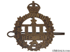 Wwi 3Rd Infantry Battalion Cap Badge, Cef
