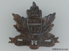 Wwi 97Th Infantry Battalion "Toronto Americans" Cap Badge