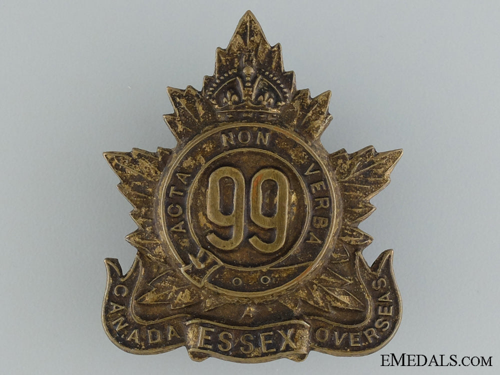 wwi99_th_infantry_battalion"_essex_battalion"_cap_badge_wwi_99th_infantr_53737aaaa1fbb