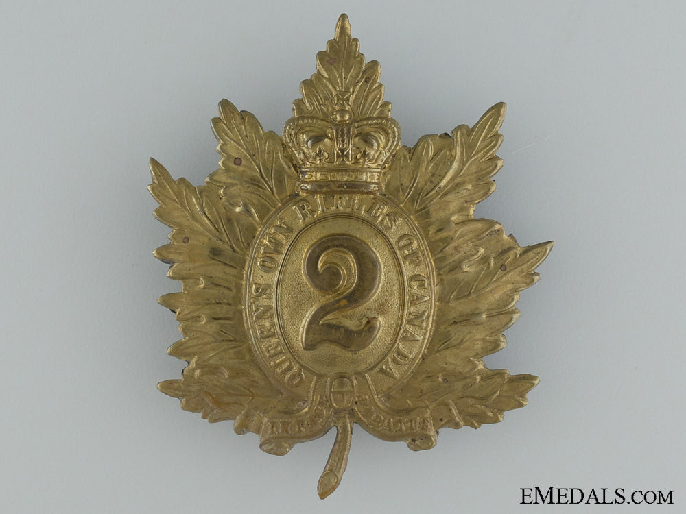 wwi_era2_nd_regiment_queen's_own_rifles_cap_badge_wwi_era_2nd_regi_537e5d00706e6