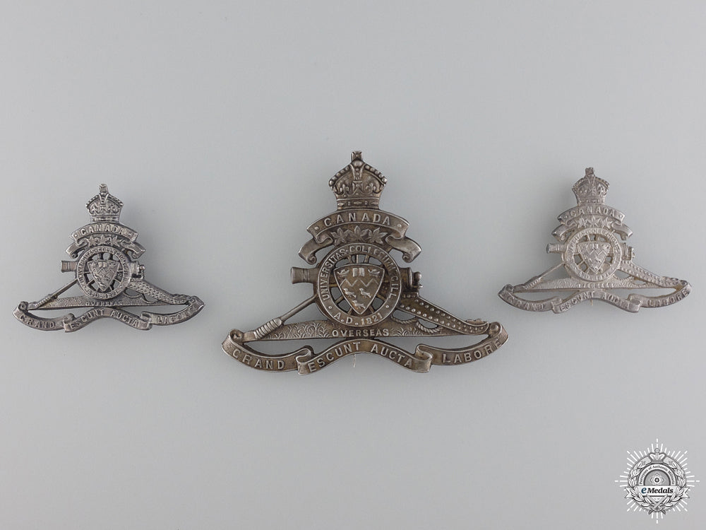 wwi_mcgill_university_siege_artillery_draft_officer's_insignia_consignment17_wwi_mcgill_unive_5493052e8e557