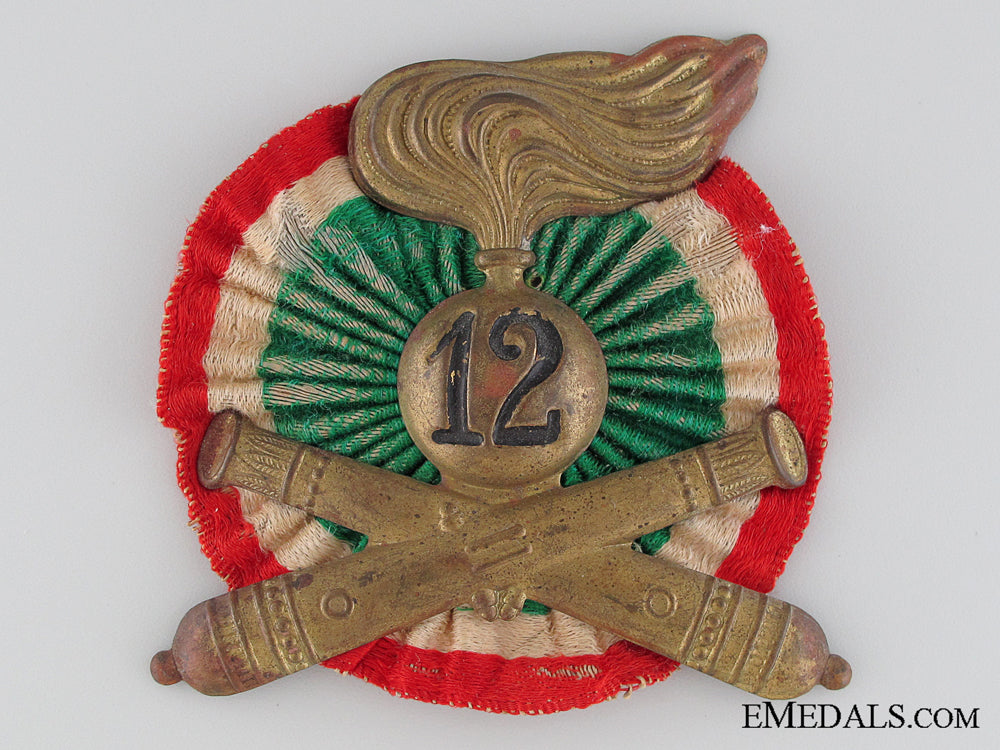 wwii12_th_artillery_division_pith_helmet_insignia__wwii_12th_artil_52efc15825101