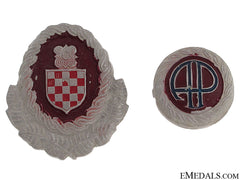 Wwii Officer's Cap Badges