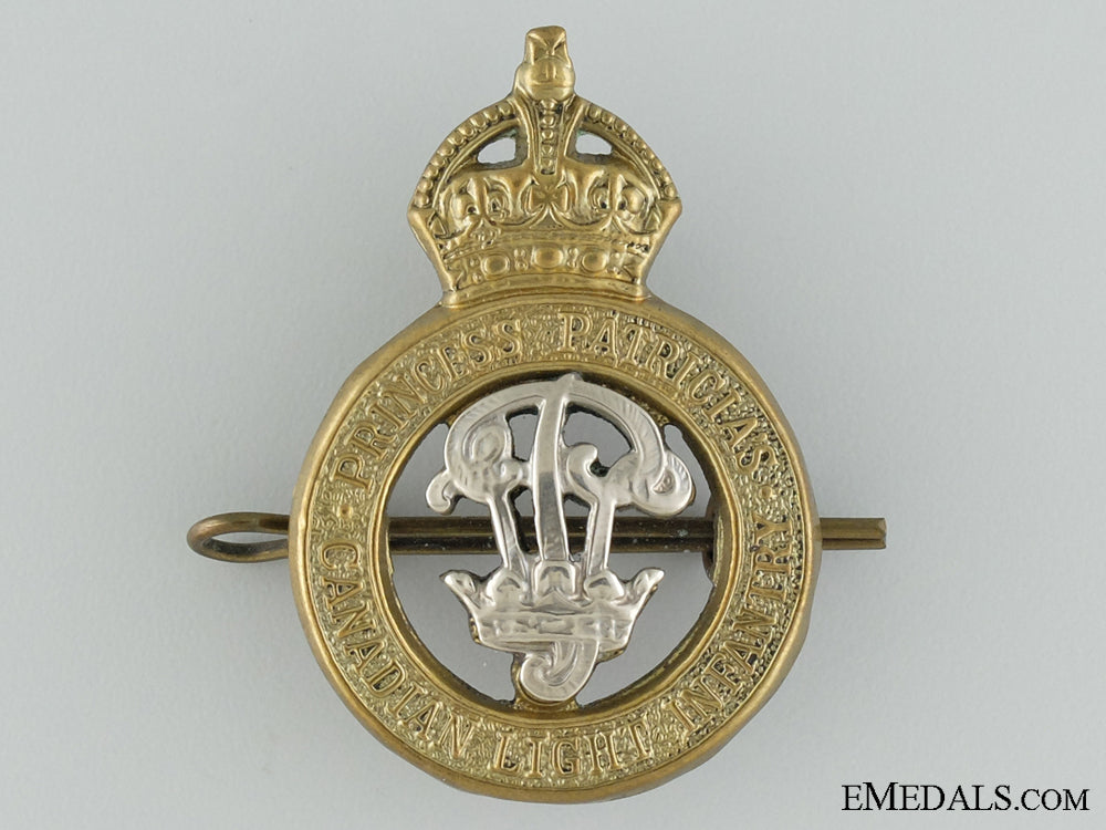 wwii_princess_patricia's_canadian_light_infantry_officer's_cap_badge_wwii_princess_pa_5376721eb6e56
