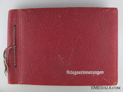 Wwii Wehrmacht War Memories Photo Album