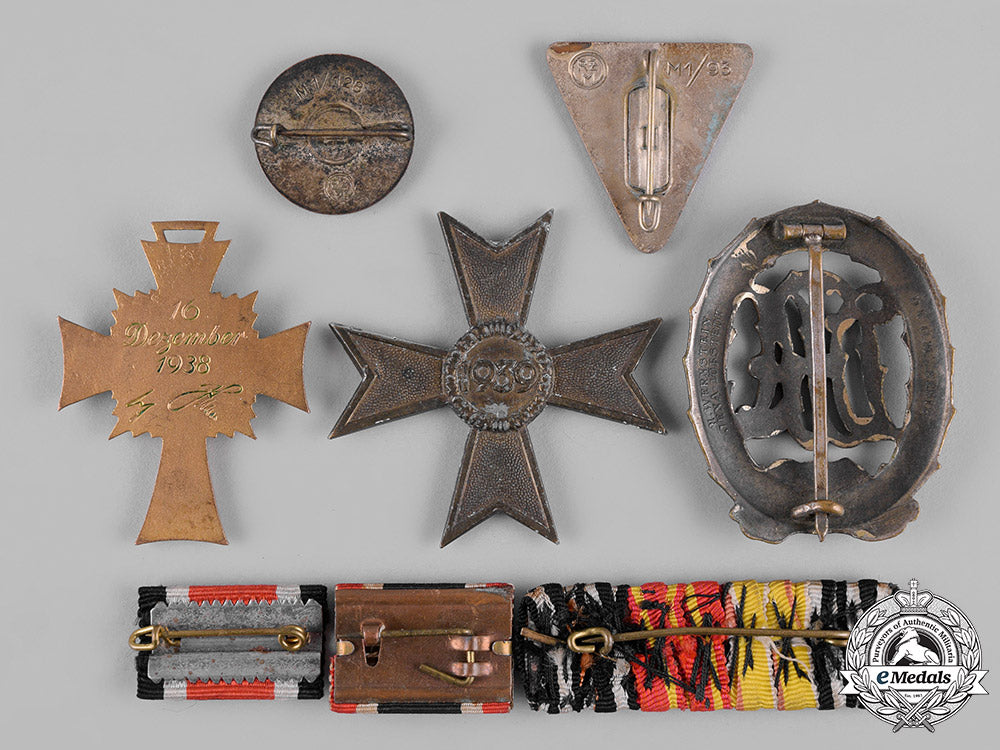 germany,_third_reich._a_lot_of_third_reich_badges,_crosses,_and_ribbon_bars_c19_1446_1