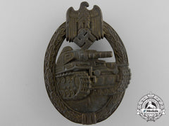 A Bronze Grade Panzer Badge By Frank & Reif