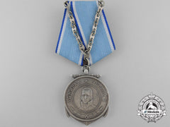 A Soviet Russian Ushakov Medal; Numbered 856
