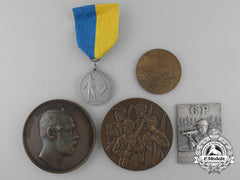 Four Swedish Shooting Medals And Awards