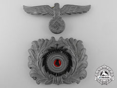 A Set Of Customs Official Headgear Insignia
