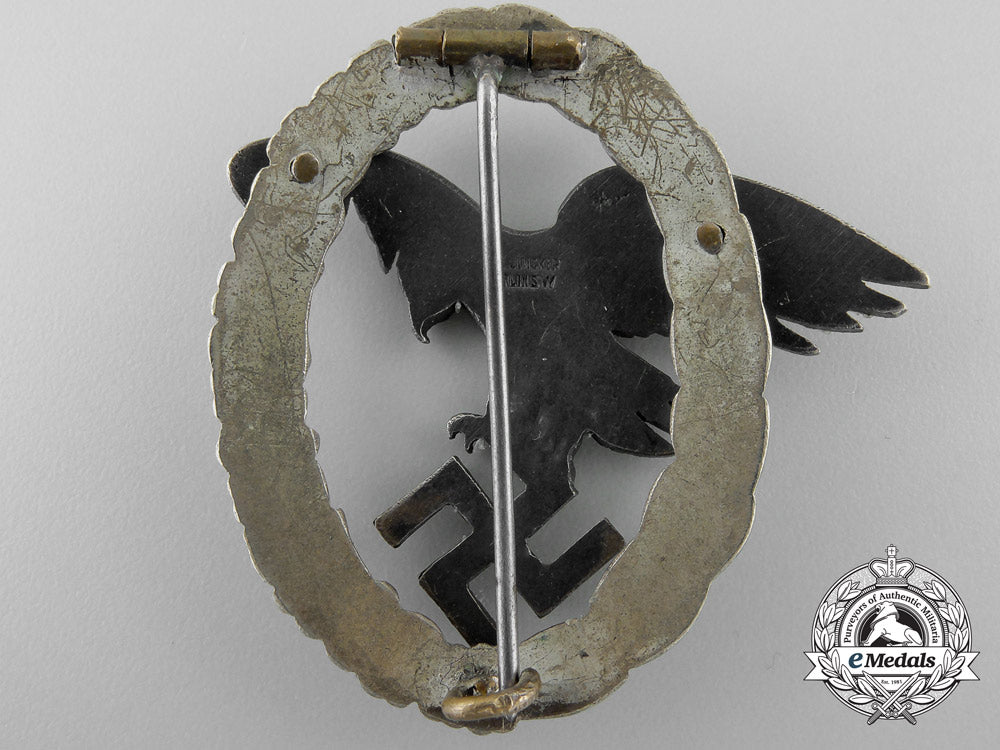 an_early_luftwaffe_observer’s_badge_by_juncker;“_thin_wreath”_version_y_420