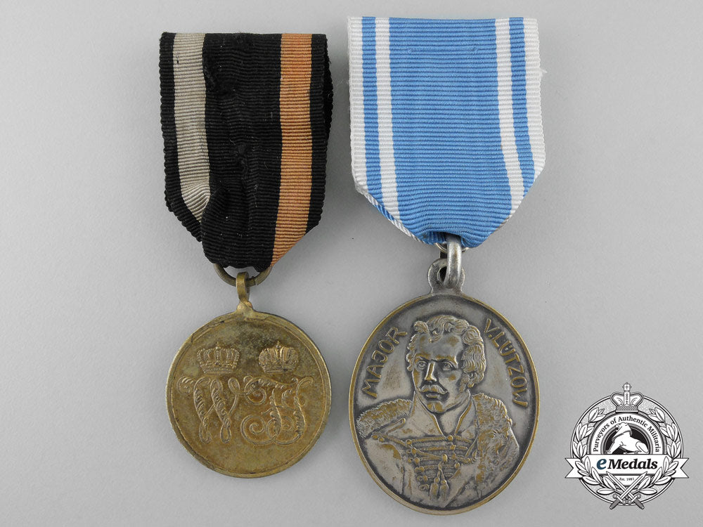 two_prussian_commemorative_war_medals_y_517