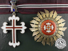 A Portuguese Order Of Military Merit; Grand Officer Set With Case