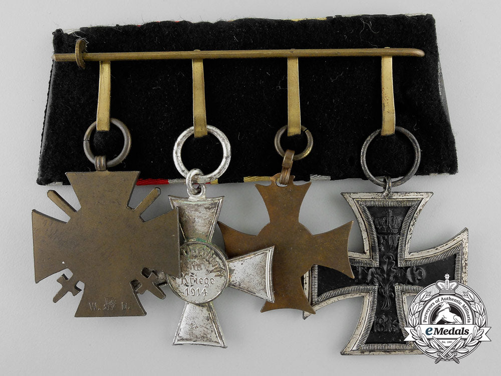 a_first_war_iron_cross_medal_group;_marked_wilhelm_deumer_z_062