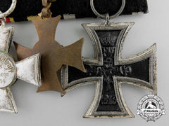 A First War Iron Cross Medal Group; Marked Wilhelm Deumer