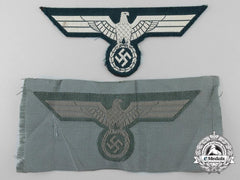 Two German Army Breast Eagles