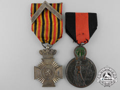 Belgium, Kingdom. Two Medals And Decorations