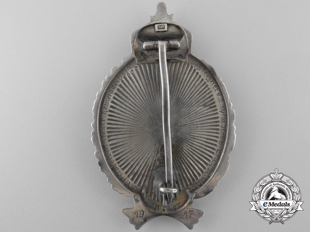 a_finely_engraved_first_war_prussian_pilot's_badge_to_erich_richten_who_was_downed_in_june1917_z_518