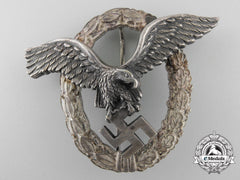 A Luftwaffe Pilot's Badge By Austrian Maker Brüder Schneider