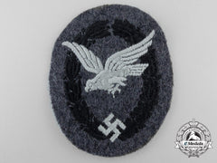 A Luftwaffe Unqualified Air Gunners Badge; Cloth Version