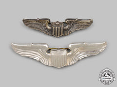 United States. Two Second War Army Air Forces (Usaaf) Pilot Badges