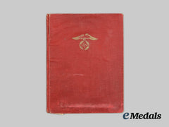Germany, Nsdap. A Membership Booklet To Early Party Member Walter Densow