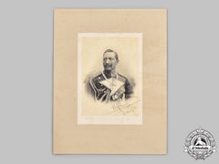 Germany, Imperial. A Signed Portrait Of Kaiser Wilhelm Ii
