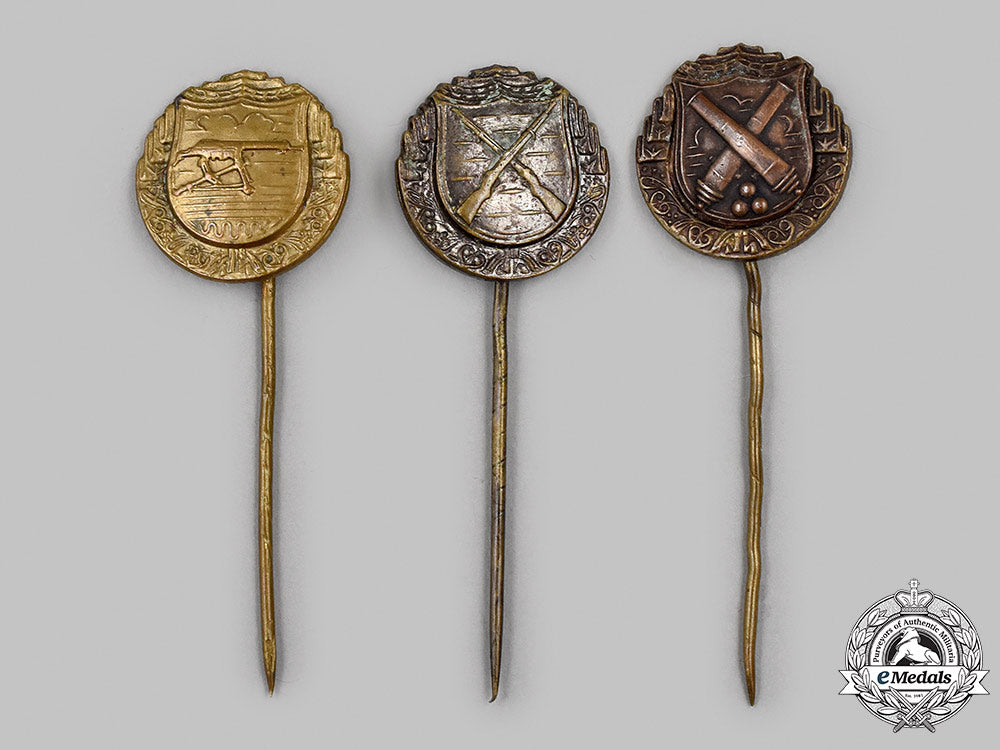 czechoslovakia,_i_republic._a_mixed_lot_of_army_proficiency_badge_stick_pins_034_m21_mnc8964_1