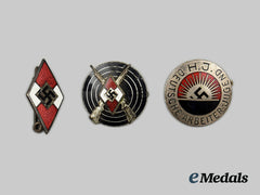 Germany, Hj. A Mixed Lot Of Badges