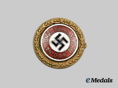 Germany, Nsdap. A Golden Party Badge, Small Version, By Josef Fuess