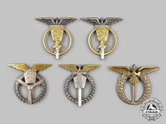 Czechoslovakia, I Republic; Czechoslovakia, Socialist Republic. A Mixed Lot Of Air Force Badges