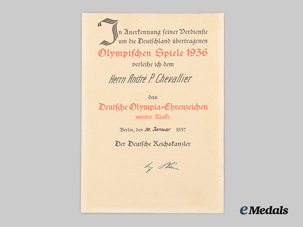 germany,_third_reich._a_rare_german_olympic_games_decoration,_ii_class_with_award_document,_to_president_andré_chevallier_of_the_haitian_noc_050_ai1_8624_1