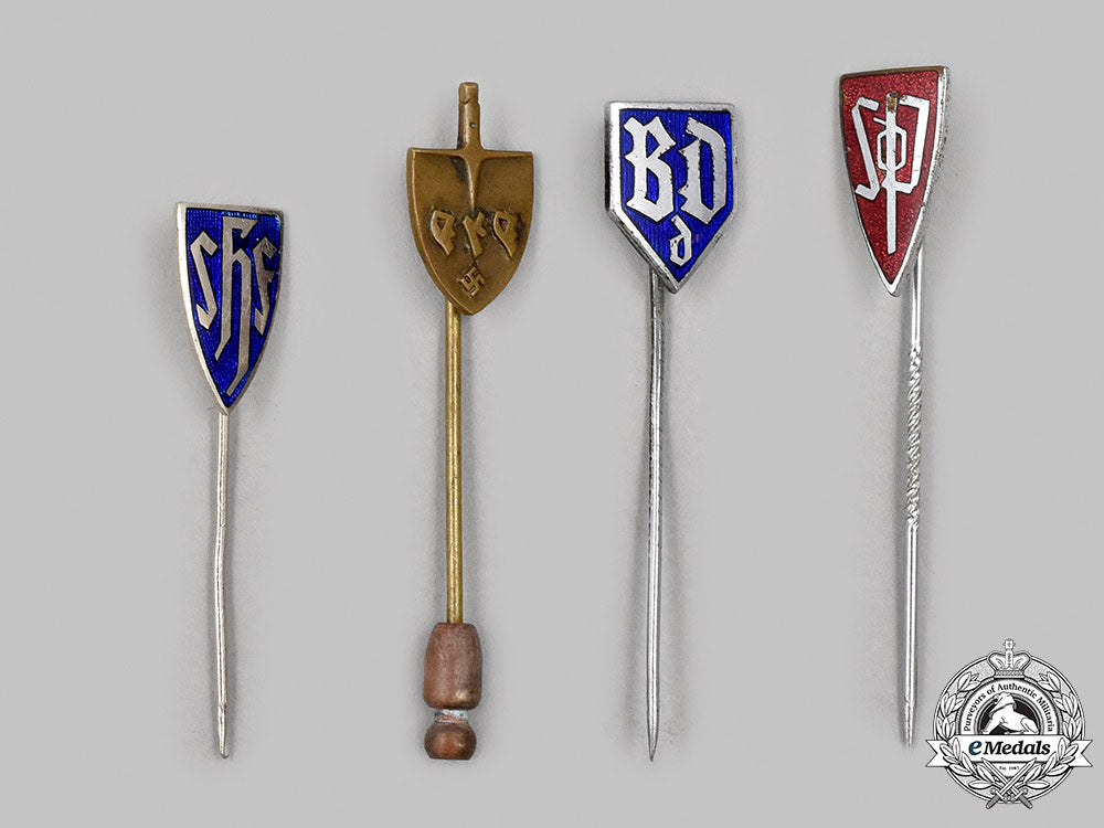 czechoslovakia,_i_republic._a_mixed_lot_of_sudeten_german_stick_pins_052_m21_mnc8987