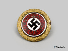 Germany, Nsdap. A Golden Party Badge, Small Version, By Deschler & Sohn