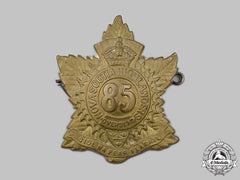 Canada, Cef. An 85Th Infantry Battalion "Nova Scotia Highlanders" Glengarry Badge