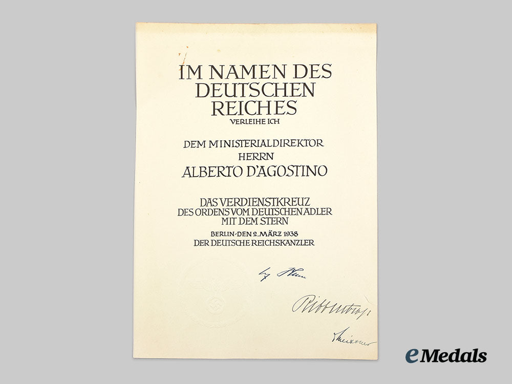 germany,_third_reich._an_order_of_the_german_eagle,_ii_class_set_by_godet_with_case_and_documents,_to_alberto_d’agostino_075_ai1_8951