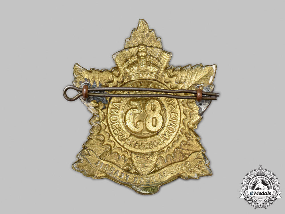 canada,_cef._an85_th_infantry_battalion"_nova_scotia_highlanders"_glengarry_badge_07_m21_mnc5579_1
