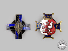 Poland, Republic. Two Regimental Badges (Collector Copies)
