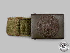 Germany, Heer. An Em/Nco’s Tropical Belt Buckle