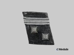 Germany, SS. A Waffen-SS Collar Tab for an SS-Sturmscharführer