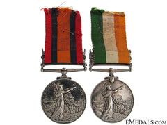 Boer War Pair To The Lancashire Fusiliers