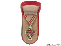 Red Cross Decoration 3D. Class-Cased
