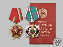 Bulgaria, People’s Republic. A Pair Of Decorations