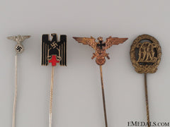 Four German Stickpins