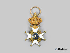 Sweden, Kingdom. A Miniature Order Of The North Star In Gold