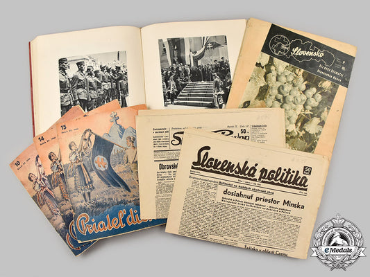 slovakia,_i_republic._a_mixed_lot_of_books_and_publications1940_133_m21_mnc9102