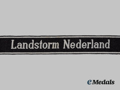 Germany, Ss. A 34Th Ss Volunteer Grenadier Division Landstorm Nederland Cuff Title