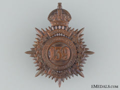 139Th Northumberland Overseas Infantry Cap Badge Cef