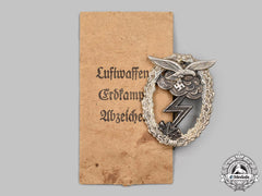 Germany, Luftwaffe. A Ground Assault Badge, By J.e. Hammer & Söhne